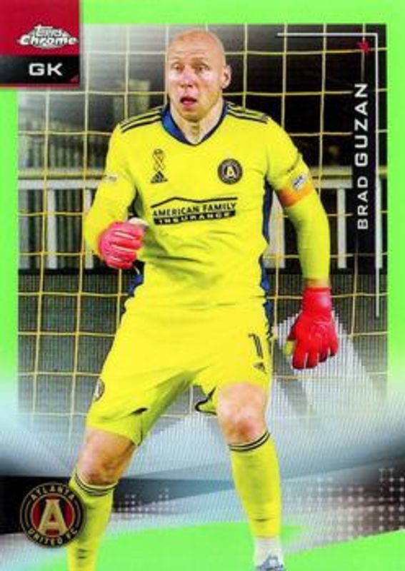 2021 Topps Chrome MLS #14 Neon Green Refractor /99