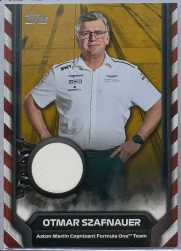 2021 Topps Formula 1 #F1R-OS F1 Relics Gold /50