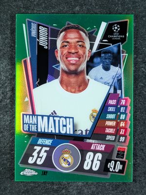 2021 Topps Chrome Match Attax UEFA Champions League & Europa League #182 Neon Green /99