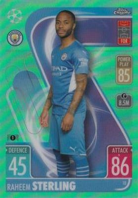 2021 Topps Chrome Match Attax UEFA Champions League & Europa League #10 Neon Green /99