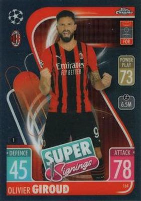 2021 Topps Chrome Match Attax UEFA Champions League & Europa League #164 Black /15