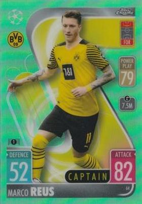 2021 Topps Chrome Match Attax UEFA Champions League & Europa League #64 Neon Green /99