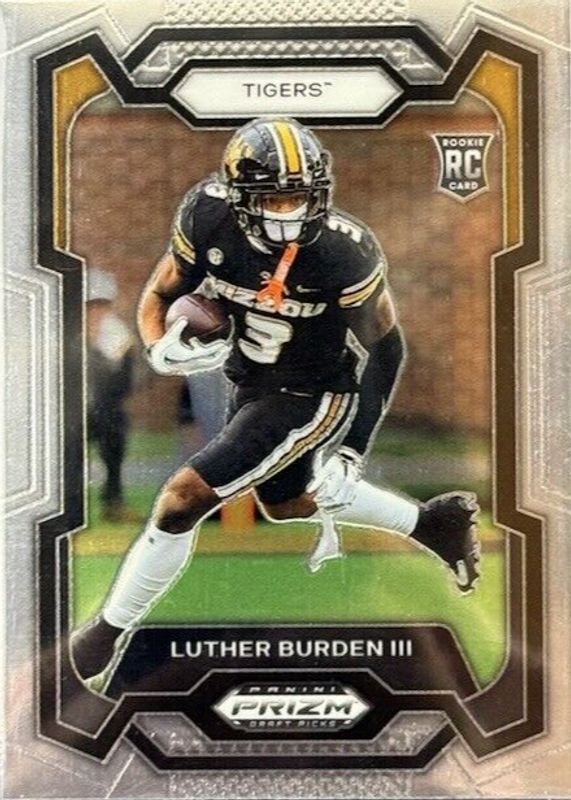 Luther Burden III 2024 Prizm Draft Picks #198 Base PSA 10