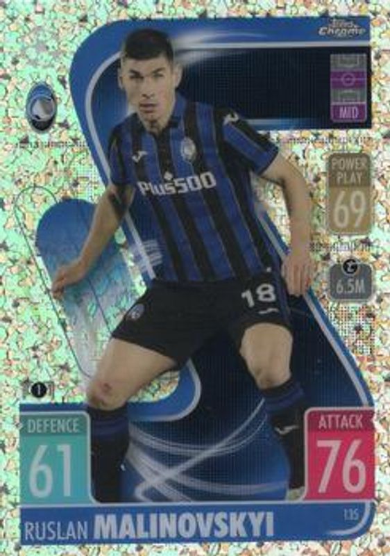 2021 Topps Chrome Match Attax UEFA Champions League & Europa League #135 Speckle