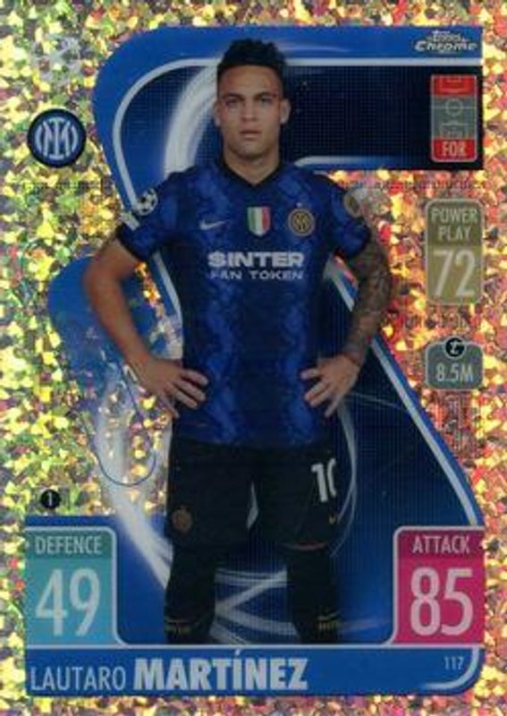 2021 Topps Chrome Match Attax UEFA Champions League & Europa League #117 Speckle