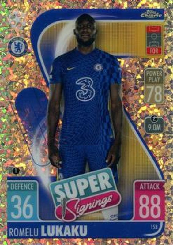 2021 Topps Chrome Match Attax UEFA Champions League & Europa League #153 Speckle