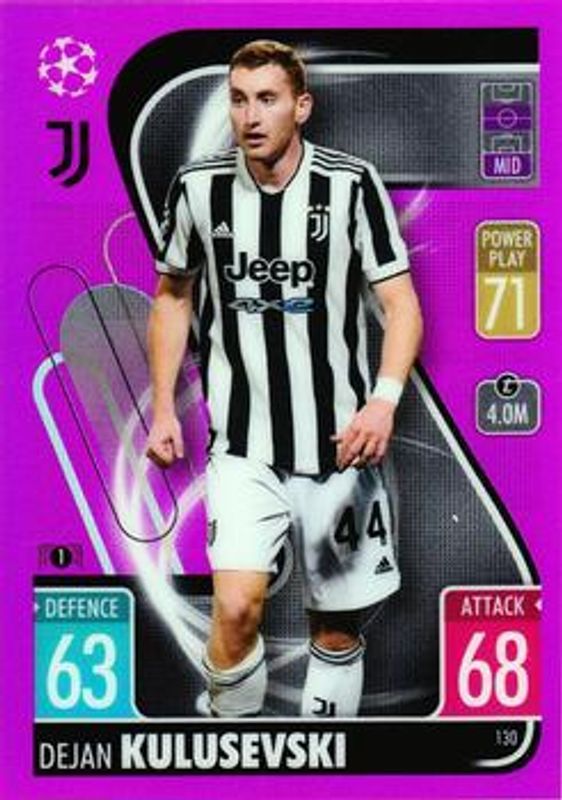 2021 Topps Chrome Match Attax UEFA Champions League & Europa League #130 Pink /199