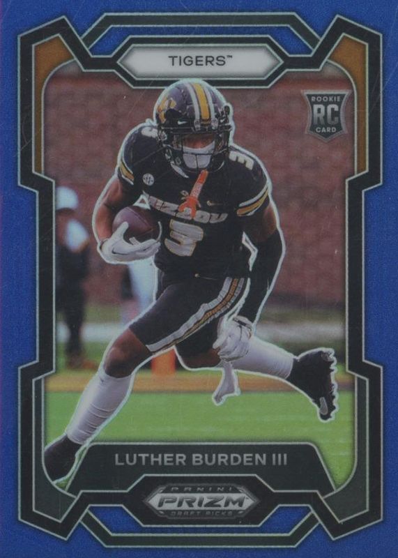 Luther Burden III 2024 Prizm Draft Picks #198 Blue /199 PSA 10