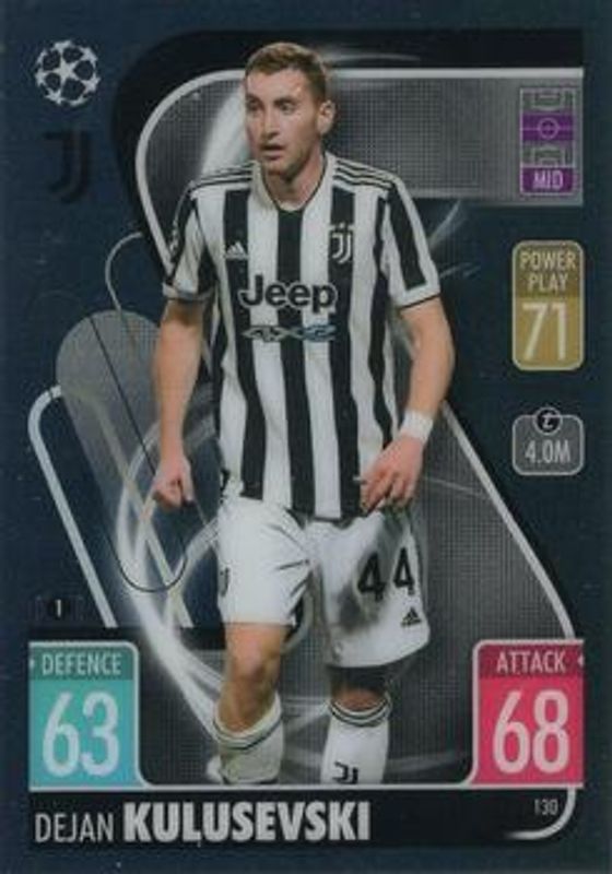 2021 Topps Chrome Match Attax UEFA Champions League & Europa League #130 Black /15