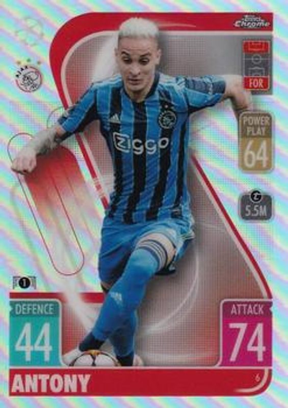 2021 Topps Chrome Match Attax UEFA Champions League & Europa League #6 Refractor