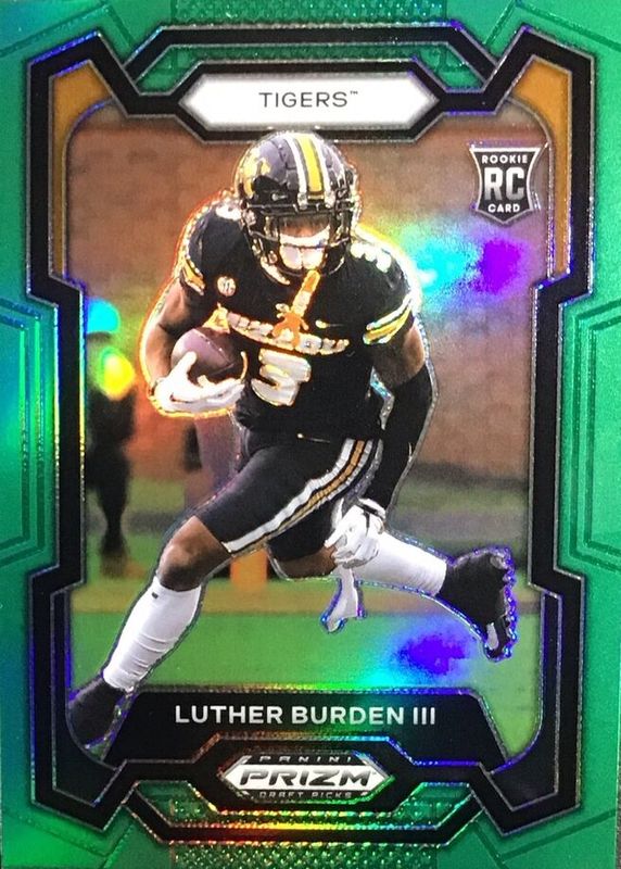 Luther Burden III 2024 Prizm Draft Picks #198 Green PSA 10