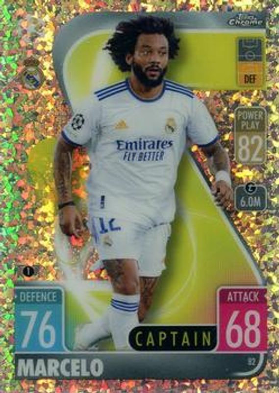 2021 Topps Chrome Match Attax UEFA Champions League & Europa League #82 Speckle