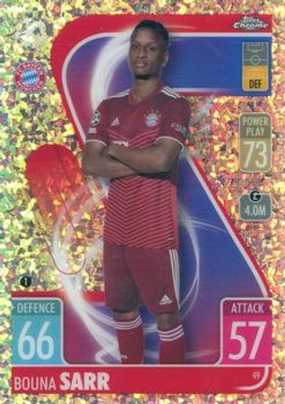 2021 Topps Chrome Match Attax UEFA Champions League & Europa League #49 Speckle