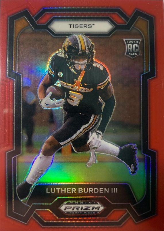 Luther Burden III 2024 Prizm Draft Picks #198 Red /299 PSA 10