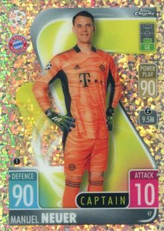2021 Topps Chrome Match Attax UEFA Champions League & Europa League #47 Speckle