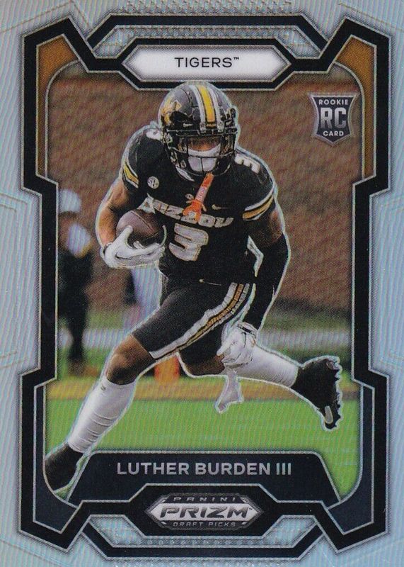 Luther Burden III 2024 Prizm Draft Picks #198 Silver PSA 10