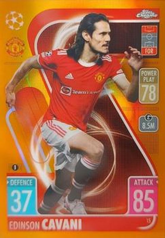 2021 Topps Chrome Match Attax UEFA Champions League & Europa League #15 Orange /25