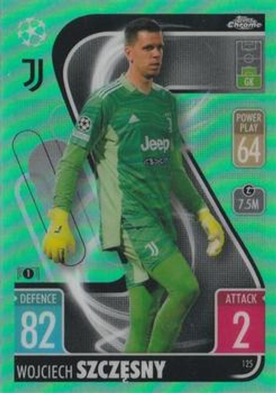 2021 Topps Chrome Match Attax UEFA Champions League & Europa League #125 Neon Green /99