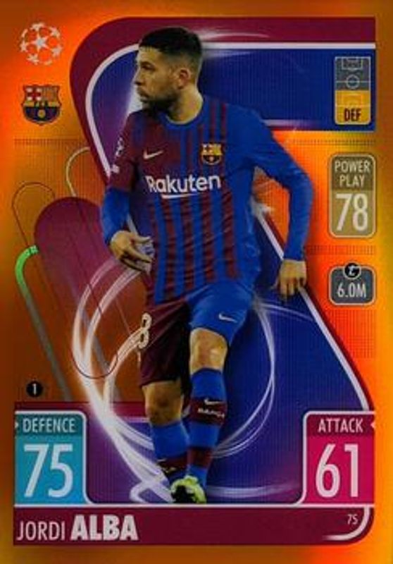 2021 Topps Chrome Match Attax UEFA Champions League & Europa League #75 Orange /25