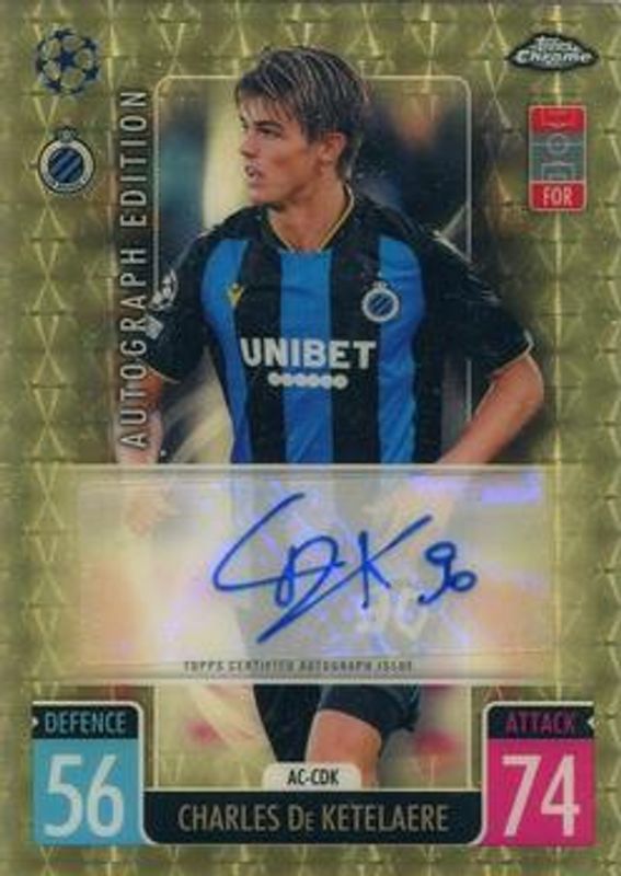 2021 Topps Chrome Match Attax UEFA Champions League & Europa League #AC-CK Autographs - Superfractor /1