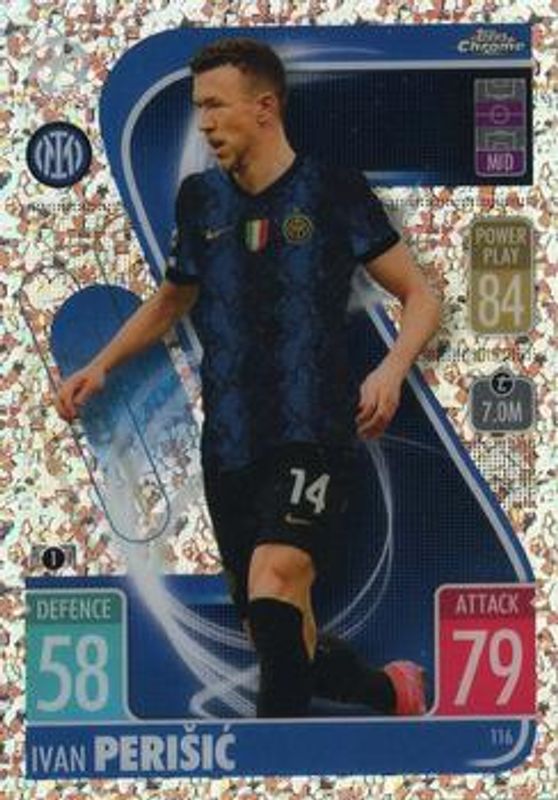 2021 Topps Chrome Match Attax UEFA Champions League & Europa League #116 Speckle