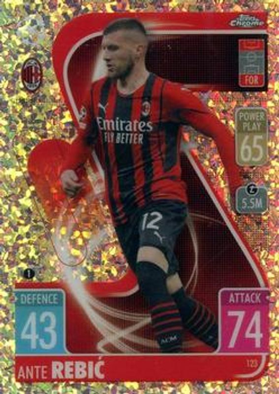 2021 Topps Chrome Match Attax UEFA Champions League & Europa League #123 Speckle