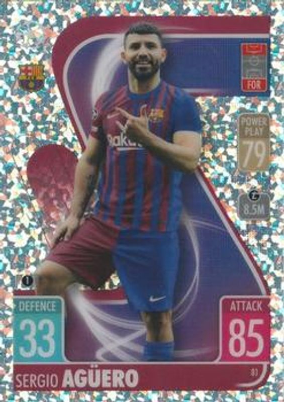 2021 Topps Chrome Match Attax UEFA Champions League & Europa League #81 Speckle