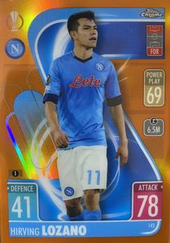 2021 Topps Chrome Match Attax UEFA Champions League & Europa League #143 Orange /25