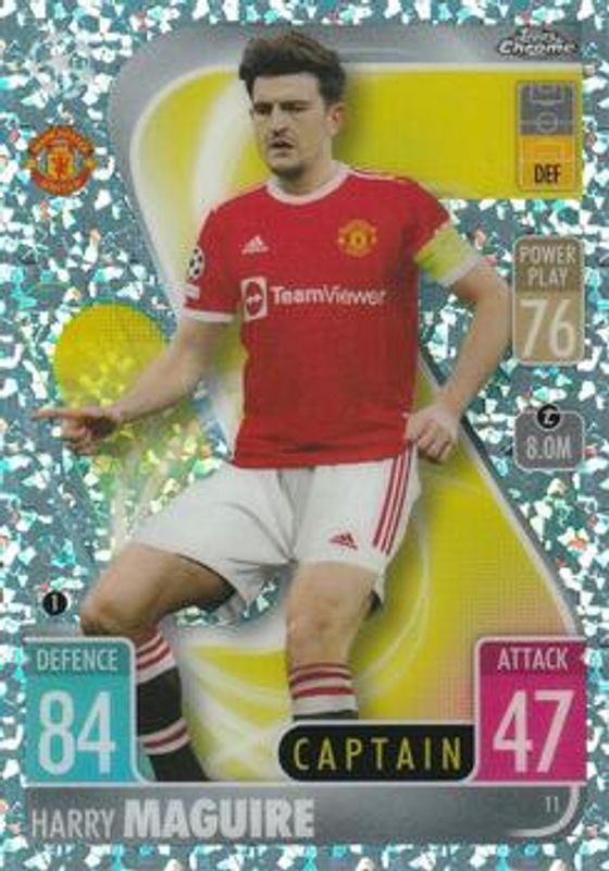 2021 Topps Chrome Match Attax UEFA Champions League & Europa League #11 Speckle