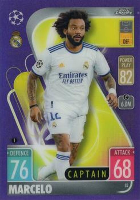 2021 Topps Chrome Match Attax UEFA Champions League & Europa League #82 Purple /299