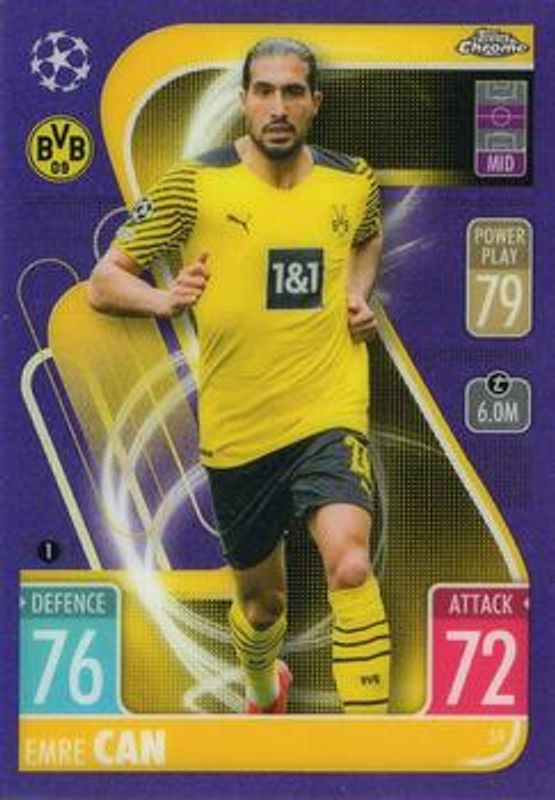 2021 Topps Chrome Match Attax UEFA Champions League & Europa League #59 Purple /299