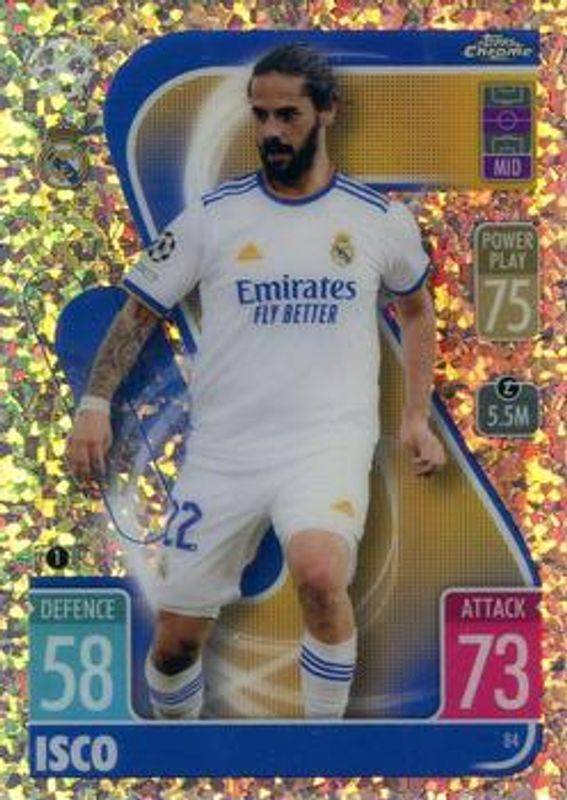 2021 Topps Chrome Match Attax UEFA Champions League & Europa League #84 Speckle