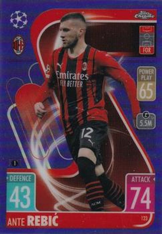 2021 Topps Chrome Match Attax UEFA Champions League & Europa League #123 Purple /299