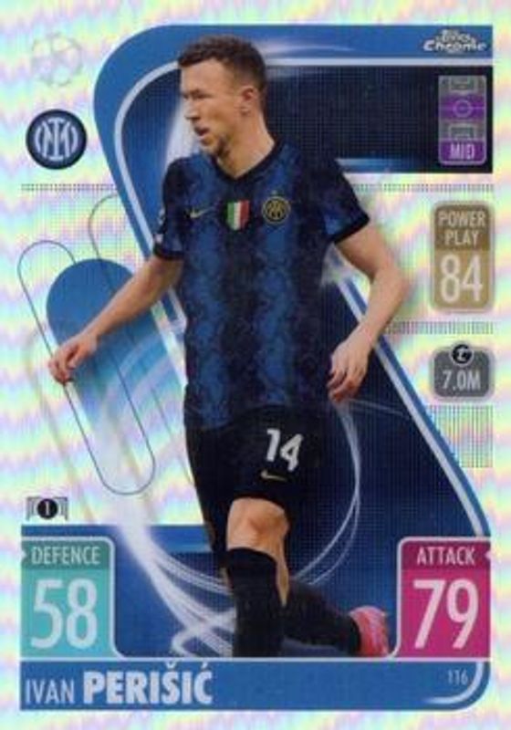 2021 Topps Chrome Match Attax UEFA Champions League & Europa League #116 Refractor