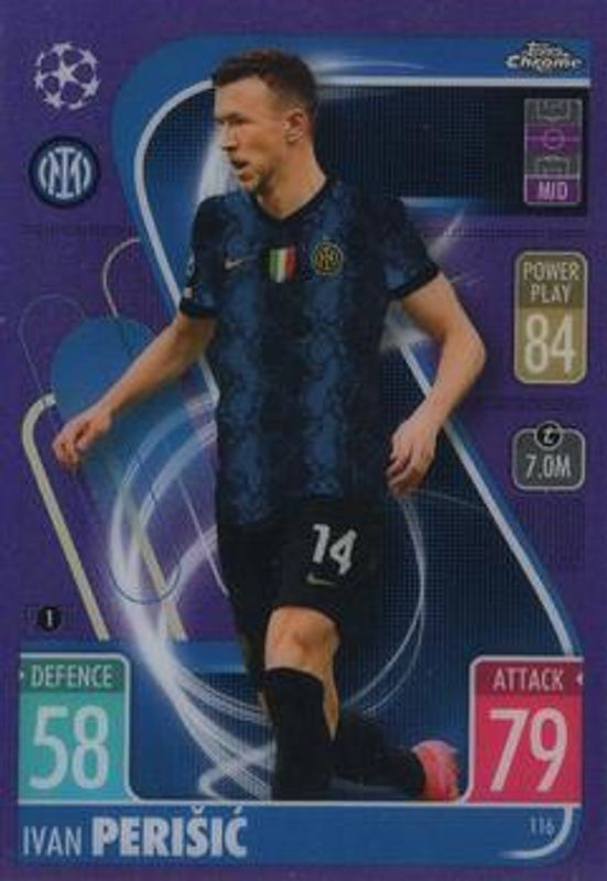 2021 Topps Chrome Match Attax UEFA Champions League & Europa League #116 Purple /299