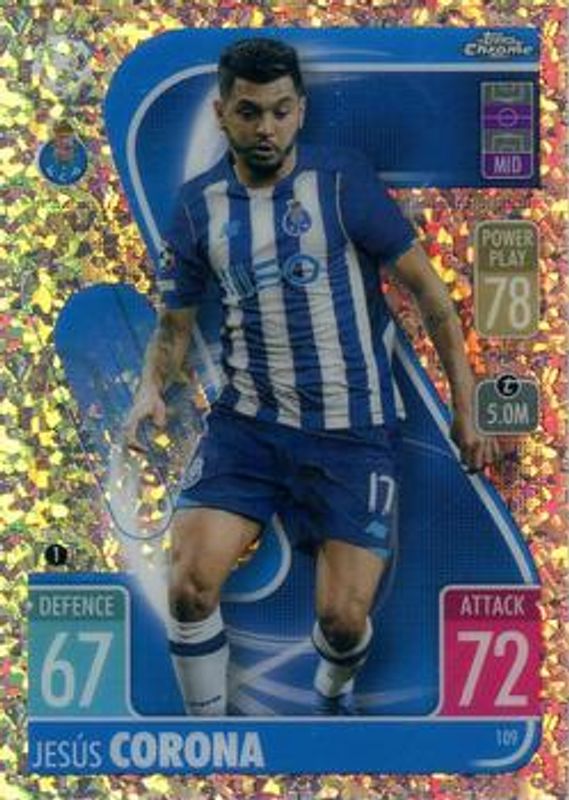 2021 Topps Chrome Match Attax UEFA Champions League & Europa League #109 Speckle