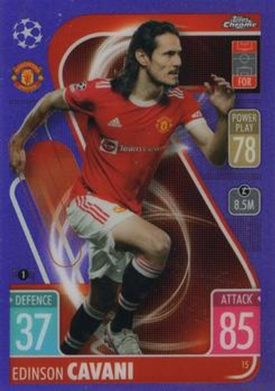 2021 Topps Chrome Match Attax UEFA Champions League & Europa League #15 Purple /299