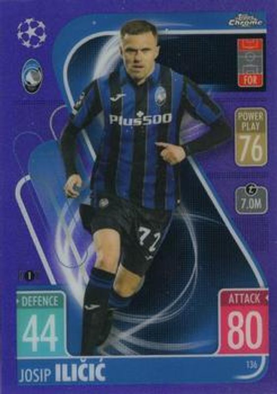 2021 Topps Chrome Match Attax UEFA Champions League & Europa League #136 Purple /299