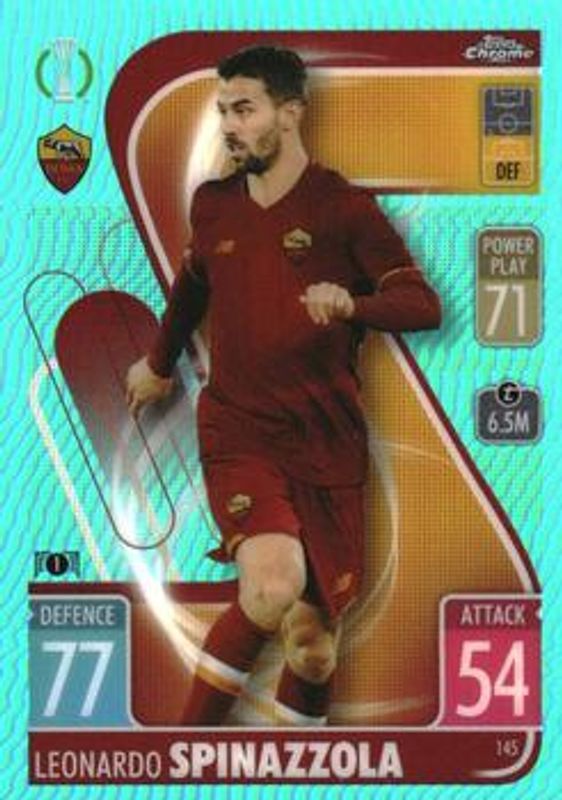2021 Topps Chrome Match Attax UEFA Champions League & Europa League #145 Aqua /150