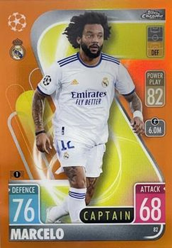 2021 Topps Chrome Match Attax UEFA Champions League & Europa League #82 Orange /25