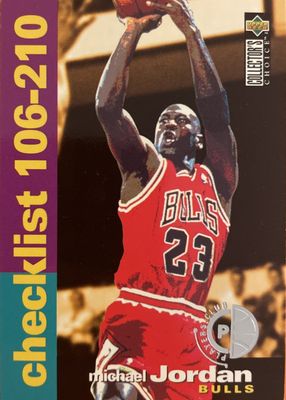 1995 Upper Deck Collector's Choice #210 Checklist - Player's Club Platinum