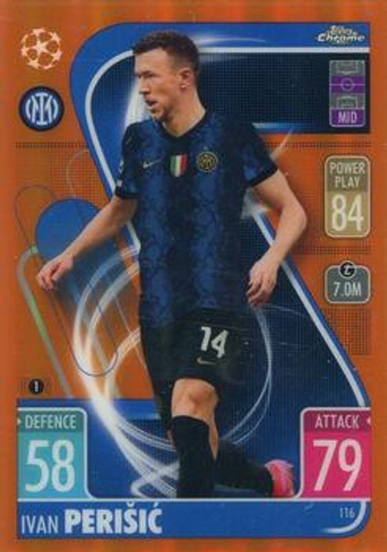 2021 Topps Chrome Match Attax UEFA Champions League & Europa League #116 Orange /25