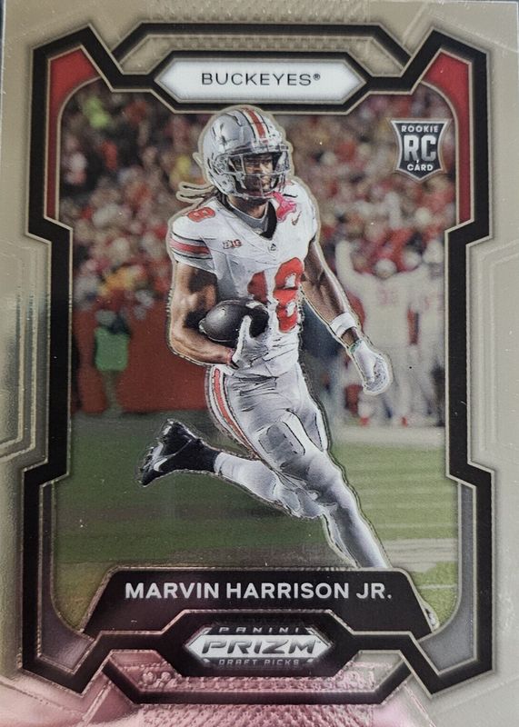 Marvin Harrison Jr. 2024 Prizm Draft Picks #104 Base Rookie PSA 10