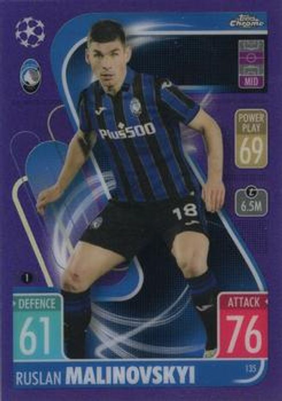 2021 Topps Chrome Match Attax UEFA Champions League & Europa League #135 Purple /299