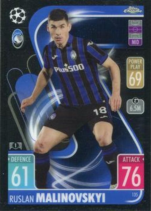 2021 Topps Chrome Match Attax UEFA Champions League & Europa League #135 Base