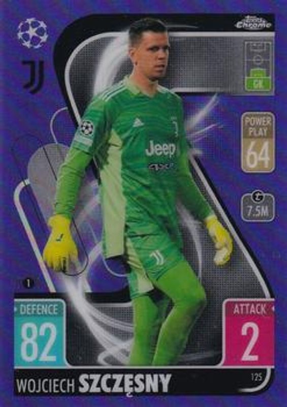 2021 Topps Chrome Match Attax UEFA Champions League & Europa League #125 Purple /299