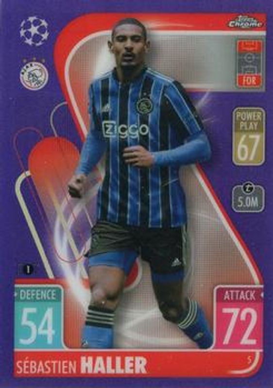 2021 Topps Chrome Match Attax UEFA Champions League & Europa League #5 Purple /299