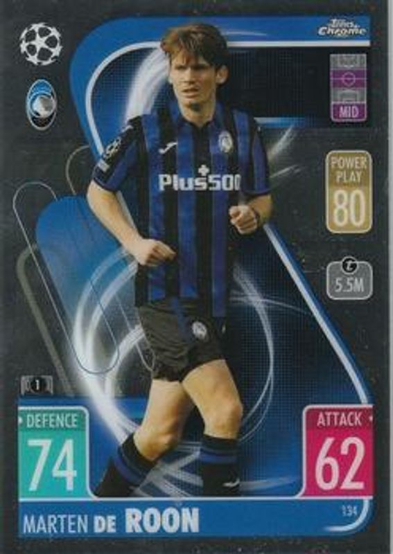 2021 Topps Chrome Match Attax UEFA Champions League & Europa League #134 Base