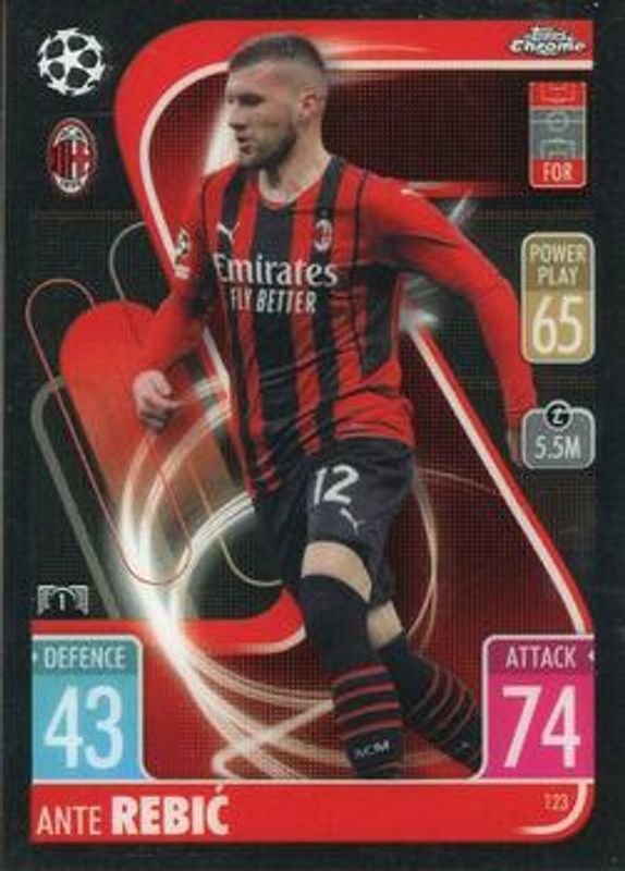 2021 Topps Chrome Match Attax UEFA Champions League & Europa League #123 Base