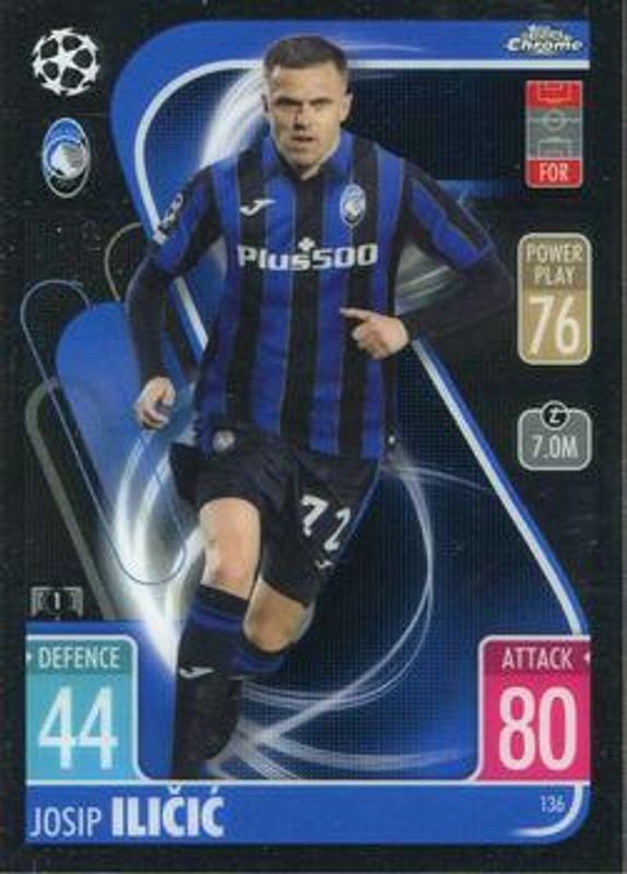 2021 Topps Chrome Match Attax UEFA Champions League & Europa League #136 Base